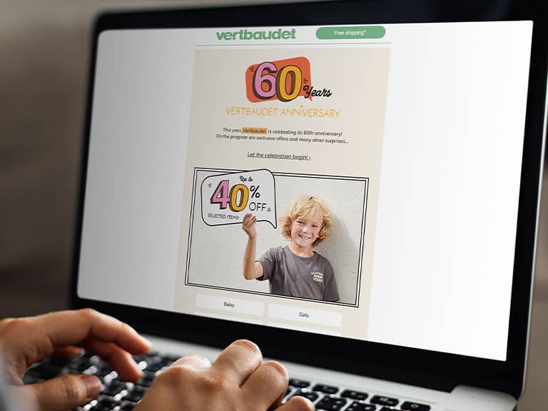 Newsletter Vertbaudet