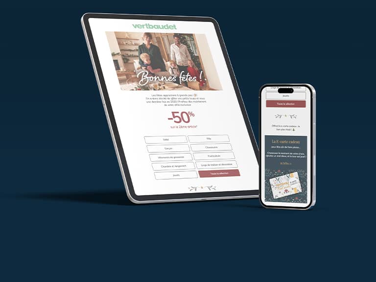 Newsletter Vertbaudet Bélgica e Países Baixos