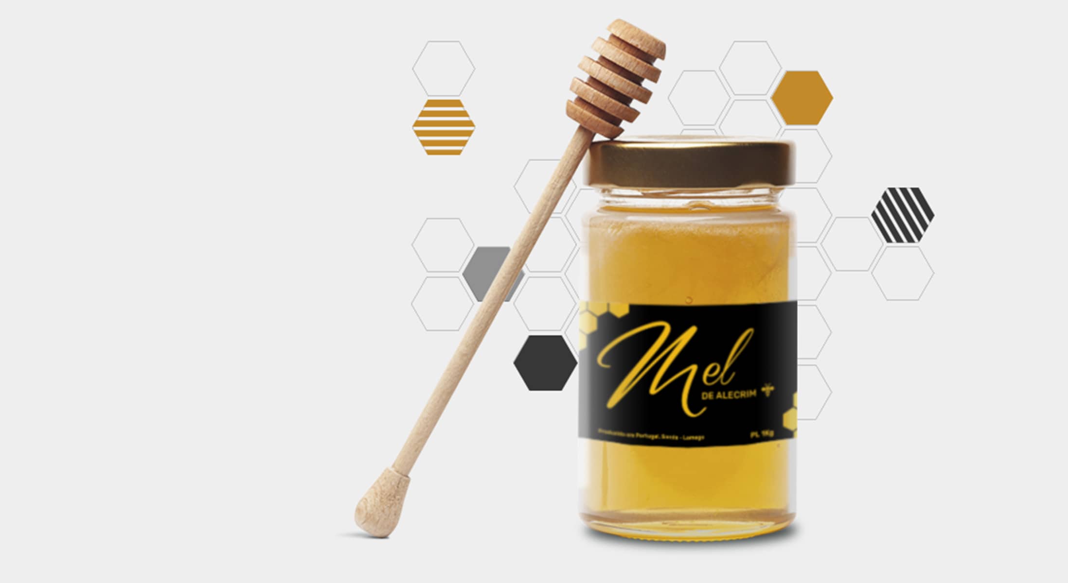 Rótulo para embalagem de mel - Vale d'Santiago